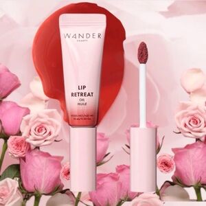 🟢 3/$19! Wander Beauty Lip Retreat Oil in Spring Break (Warm Rose) 10mL *BNIB!